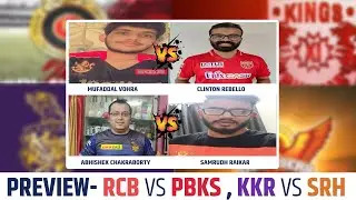 IPL 2021: Super Sunday RCB takes on PBKS and KKR takes on SRH | Must win games for PBKS and KKR
