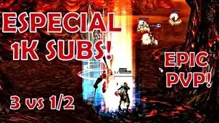 3 Mystic Mouse vs 1 Elemental Master | L2 Lion PVP GAMenBoy [ ESPECIAL 1000 SUBS! ]