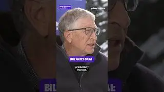Bill Gates on AI: &lsquo;Productivity of white collar will go up&rsquo; #shorts