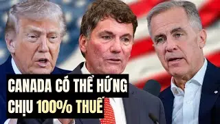 TT Trump cảnh b&aacute;o sẽ &aacute;p thuế 100% l&ecirc;n Canada li&ecirc;n quan đến c&aacute;c thỏa thuận thương mại với Trung cộng