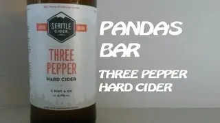 Seattle Cider Co. Three Pepper Cider Review | Panda's BAR