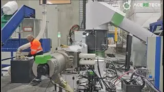 EPS XPS foam ACS80 compacting and pelletizing line