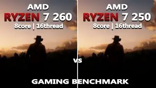 AMD Ryzen 7 250 vs Ryzen 7 260 - Benchmark Comparison | Tested in 10 Games | Which CPU Is Better?