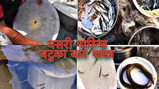 खोलामा माछा मार्ने सजिलो तरिका | easy way, how to fishing by bowl | fishing method | Bikash Rana