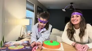 Mom and Daughter Play Cows In Space!