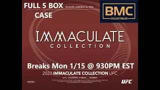 2023 Panini Immaculate UFC Full Case Break #1