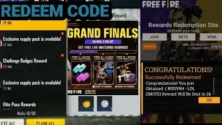 FREE FIRE 28 NOVEMBER REDEEM CODE GRAND FINAL ( MASTAFIJUR SK ) FREE FIRE