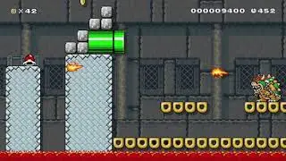 1-4 The Juggler's Fortress by Mike - SUPER MARIO MAKER - NO COMMENTARY 1bi