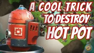 BOOM BEACH: A Cool Trick To Destroy Hot Pot using GBE