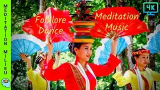 Folklore Dance Meditation Music for Relaxation/Deep Sleep/Study (Guitar) || Meditation Milieu