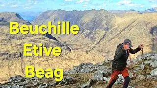 Hiking in Scotland,Beuchille etive beag,Scotish munros