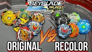 BEYBLADE BURST TURBO ORIGINAL VS RECOLOR DA COLEÇÃO PETER PLAY
