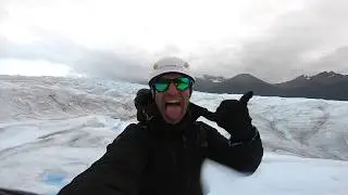 BIG ICE PERITO MORENO. LA PATAGONIA. EL CALAFATE, ARGENTINA 2020. GO PRO HD.