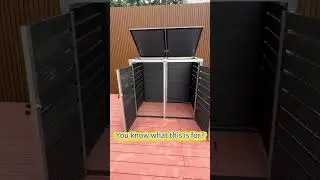 You Won&rsquo;t Believe This Outdoor Upgrade! 😍 A Trash Bin Makeover That Changes Everything!