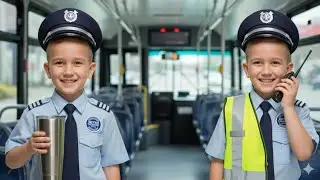 Vlad and Niki First Public Transport Experience