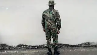 Jungle Camouflage BDU Uniform | Outdoor Model Display