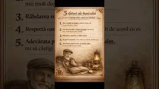 5 sfaturi ale bunicului care le &icirc;nțelegi cind devii intelept#psihologie #dezvoltarepersonala