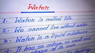 Water essay in english 10 lines | Water paragraph writing |