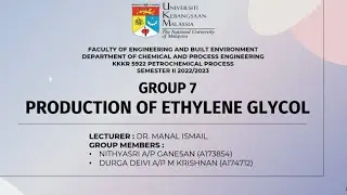 Group7_Production of Ethylene Glycol