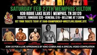 FEB. 27  |  Soar Wrestling at The Hilton in Memphis
