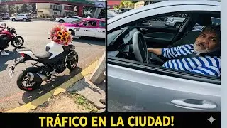 Un día caótico en moto malos conductores, locura ... y flores para ella! Ep #5