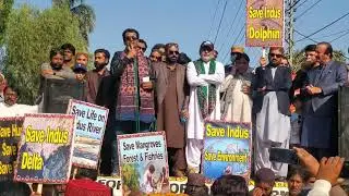 No more Canals on River Indus, Speech of Aftab Rahimoon at Mirpurkhas Press Club