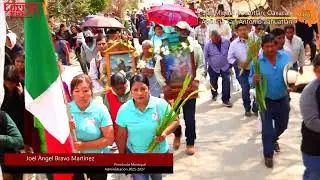 San Antonio Zahuatlán recibe con fe a la hermandad mixteca de San Jerónimo Silacayoapilla