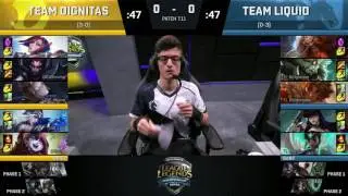 DIG vs TL, Game 1   NA LCS 2017 Summer    Dignitas vs Liquid G1