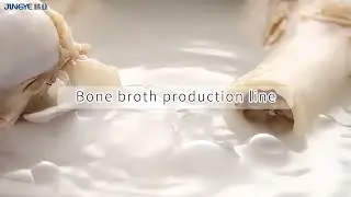 This is a bone broth production line，It can be used to make chicken soup and beef bone broth  etc