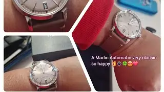 Timex Marlin Automatic TW2W59300  40mm  Leather Strap Watch 50m WR a beautiful Dress Watch 👌⌚❤️😍wow