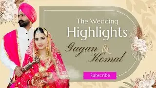 Gagan & Komal Punjabi  Wedding Highlight @rabindersidhuphotography | New Zealand 0272244310