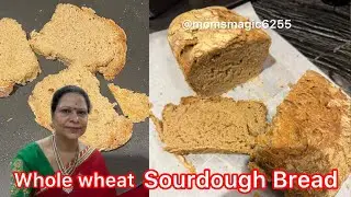 Easy to make at home ❤️Sourdough Bread 🍞-Homemade Whole Wheat Bread 🥖,Step by Step ,#Healthy food✨😋