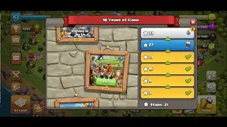Clash of Clans 2019 Challenge. 10 Years CoC Anniversary.