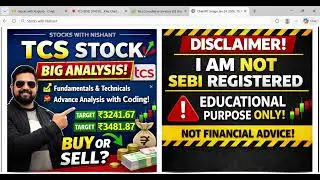 TCS SHARE ANALYSIS IN HINDI | FUNDAMENTAL + TECHNICAL + DATA ANALYSIS + AI