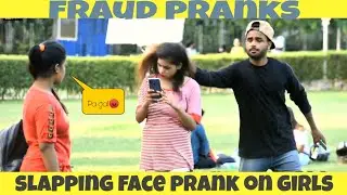 Face slapping prank on girls | prank in Pakistan | fraud pranks