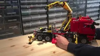 Lego Technic Crane Truck 8258 Functions