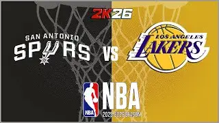 «Спёрс» — «Лейкерс» | Обзор матча НБА | Сан-Антонио против Лос-Анджелеса | NBA 2K26