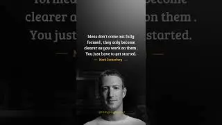 Mark Zukerberg Quotes about your ideas #shorts #quotes #quotesoftheday
