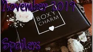Boxycharm November 2019 spoilers // NEW SPOILERS!!!!