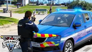 GENDARMERIE, PRISE D'OTAGE QUI TOURNE MAL ! [gta 5 lspdfr]