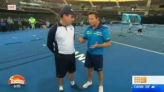 Jake Spurrell on Pat Rafter Arena Brisbane