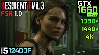 Resident Evil 3 Remake - GTX 1660 Super | 1080p 1440p 4K | PC Gameplay Benchmark