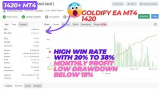 GOLDIFY EA - Ultimate Gold Trading Expert Advisor for MT4 | Download Now!