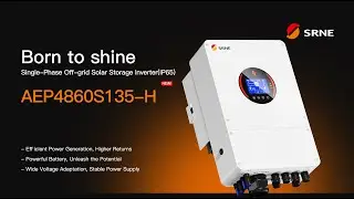 AEP 6kW Single-Phase Off-grid Solar Storage Inverter.