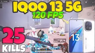 🔥iQOO 13 120fps BGMI ( Conquer Lobby Destroyer Device ) Test with Fps Meter