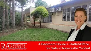 4 Bedroom House + Flatlet/Office for Sale in Newcastle Central