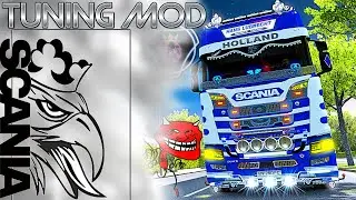 🔛SCANIA NEXT GEN TUNING MOD ETS2 1.37🔛 #SCANIA #TUNING #V8