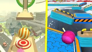 Going Balls vs Action Balls Epic Race Gameplay | going balls | action balls | click for play