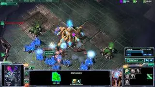 (#2) Многопользовательский режим StarCraft 2 &mdash; 2 на 2 (Протосы против Зергов)