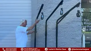 Lester's Black Powder Coated Manual Pot Puller Kits | 2 & 3 Piece Schedule 80 Aluminum Options